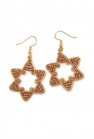 Six Point Star Earrings